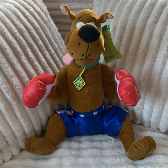 Cartoon Network Scooby-Doo Plush Toy and Slippers Set - Brown and Blue - Picture 9 of 16